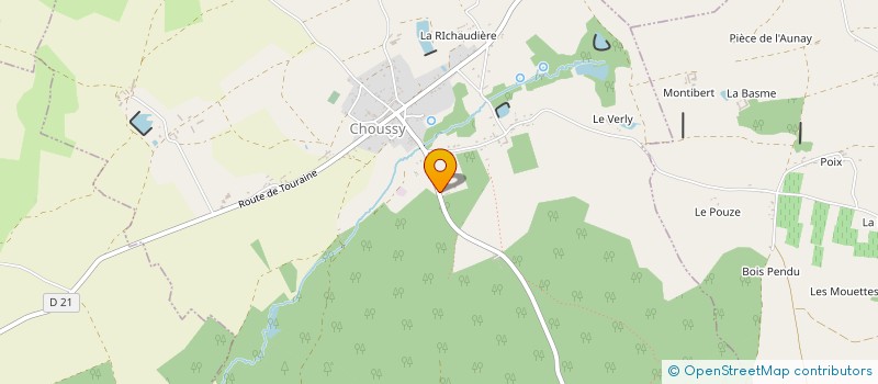 localisation de l'entreprise ROELS CORNEL  CHOUSSY