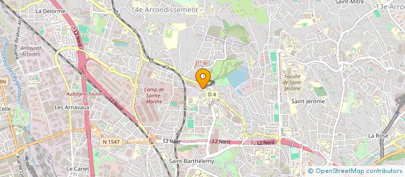 localisation de l'entreprise ROER BATIMENT à MARSEILLE