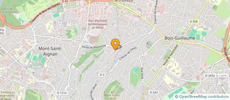 localisation de l'entreprise ROF'EN à MONT-SAINT-AIGNAN