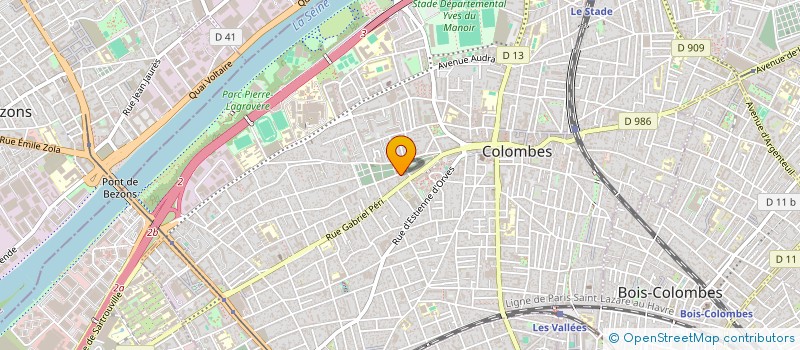 localisation de l'entreprise ROFAG à COLOMBES