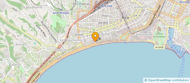 localisation de l'entreprise ROFAV à NICE