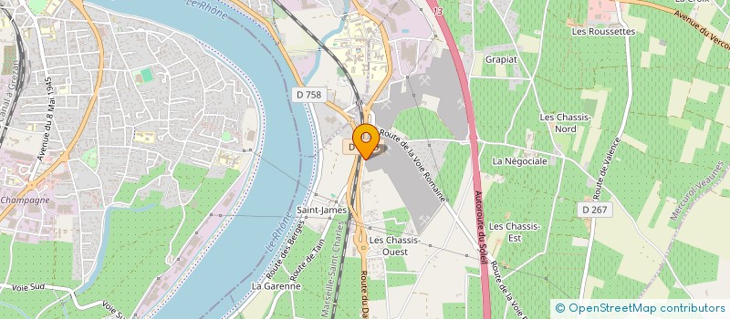 localisation de l'entreprise ROFFAT TP à MERCUROL-VEAUNES