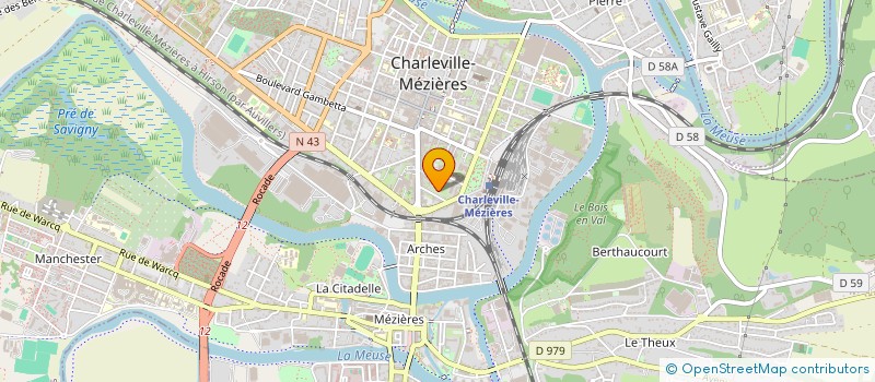 localisation de l'entreprise ROFFIDAL CONSEIL & GESTION  CHARLEVILLE-MEZIERES