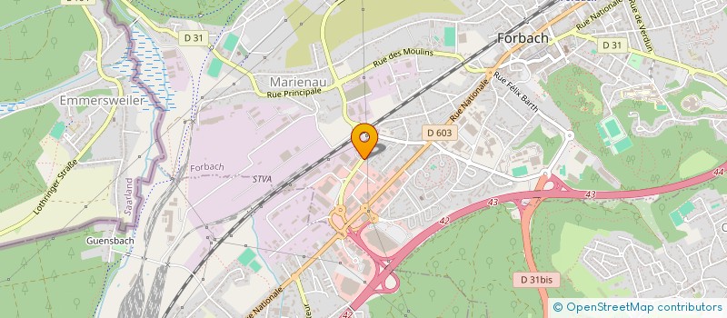 localisation de l'entreprise ROFI à MORSBACH