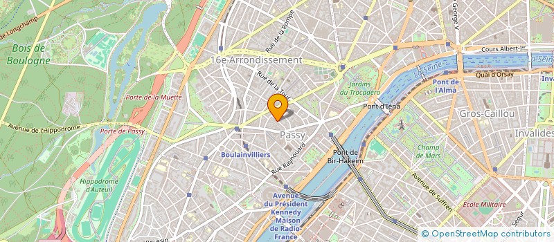 localisation de l'entreprise ROFI  PARIS