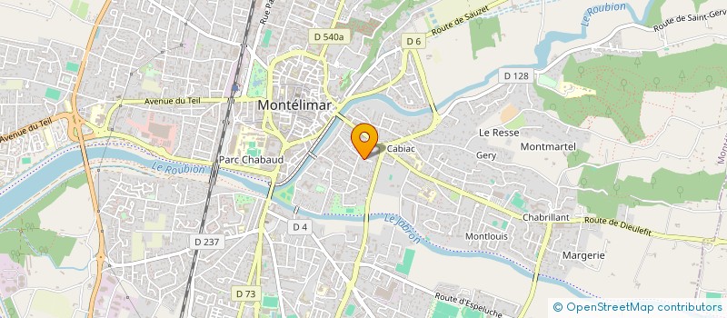 localisation de l'entreprise ROFI  MONTELIMAR