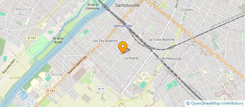 localisation de l'entreprise ROFIMO à SARTROUVILLE