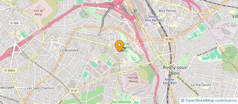 localisation de l'entreprise ROFLOCHA à ROSNY-SOUS-BOIS