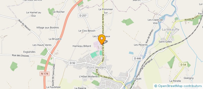 localisation de l'entreprise ROFRAUTO  PONT-HEBERT