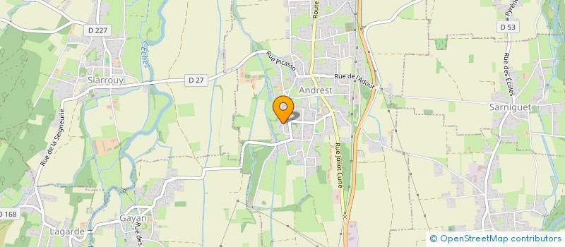 localisation de l'entreprise ROFREDIS  ANDREST