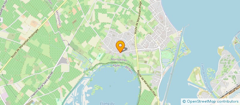 localisation de l'entreprise ROFRO à MARSEILLAN