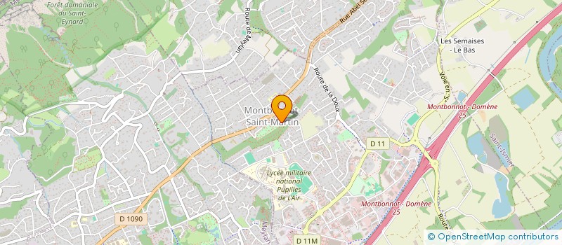 localisation de l'entreprise ROG 2  MONTBONNOT-SAINT-MARTIN