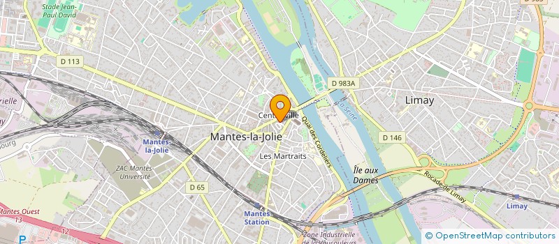 localisation de l'entreprise ROG BRASSERIE  MANTES-LA-JOLIE