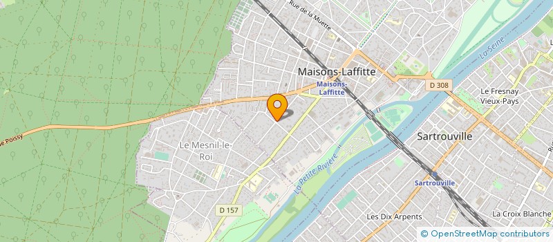 localisation de l'entreprise ROG VEHICULES D'OCCASION  MAISONS-LAFFITTE