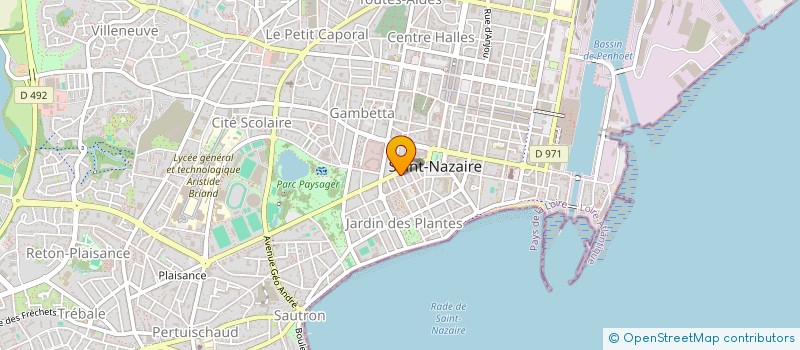 localisation de l'entreprise ROGAB  SAINT-NAZAIRE