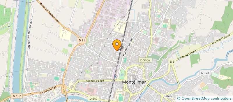 localisation de l'entreprise ROGALITIMALAIN à MONTELIMAR
