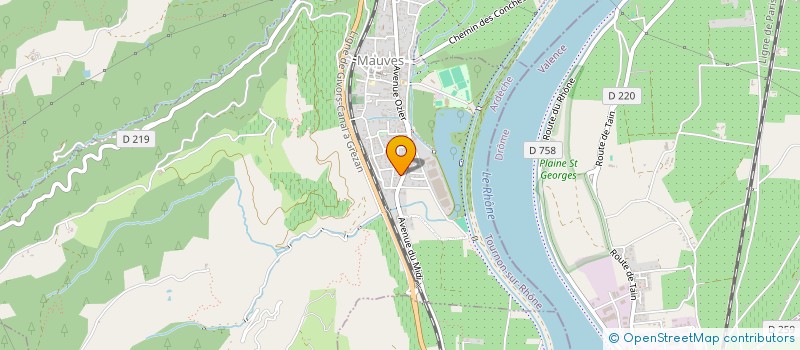 localisation de l'entreprise ROGAME  MAUVES