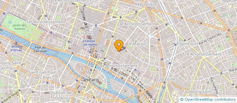 localisation de l'entreprise ROGANEL à PARIS