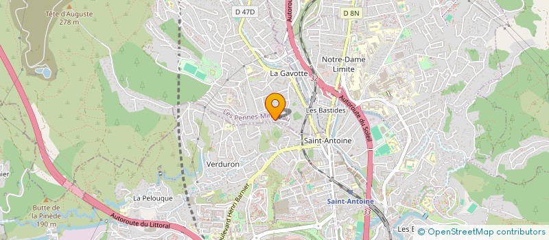 localisation de l'entreprise ROGAROX à LES PENNES-MIRABEAU