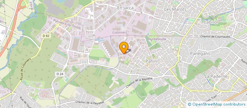 localisation de l'entreprise ROGATI.INCENDIE.ASSISTANCE - R.I.A.  TOURNEFEUILLE