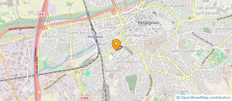 localisation de l'entreprise ROGBER à PERPIGNAN