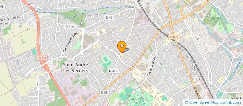 localisation de l'entreprise ROGE  SAINT-ANDRE-LES-VERGERS