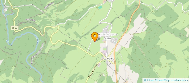 localisation de l'entreprise ROGE BASTIDE  SAINT-GORGON-MAIN