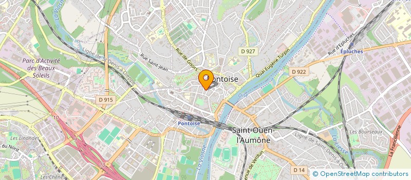 localisation de l'entreprise ROGEA FASHION à PONTOISE