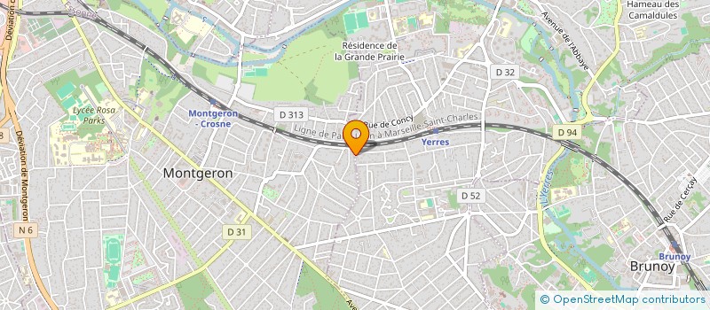 localisation de l'entreprise ROGELLINI  YERRES