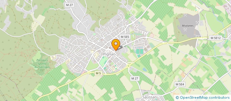 localisation de l'entreprise ROGELO34  PIGNAN
