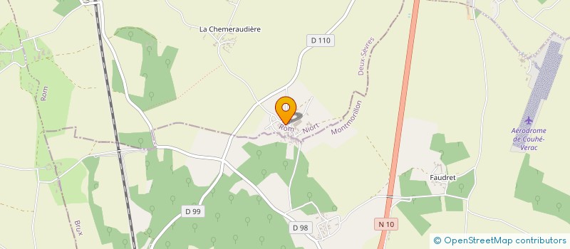 localisation de l'entreprise ROGEON à ROM