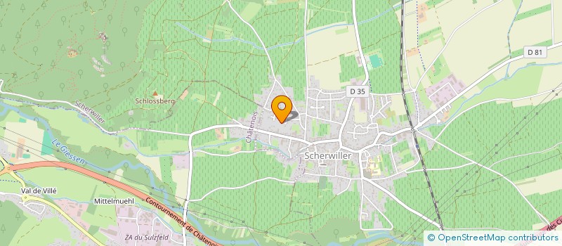 localisation de l'entreprise ROGER  SCHERWILLER
