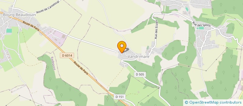 localisation de l'entreprise ROGER  VANDRIMARE