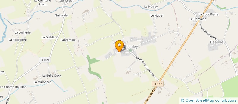 localisation de l'entreprise ROGER DIDIER MENUISERIE  SOULEUVRE EN BOCAGE