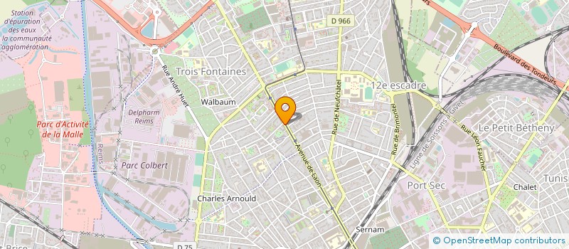 localisation de l'entreprise ROGER DIGRAZIA à REIMS