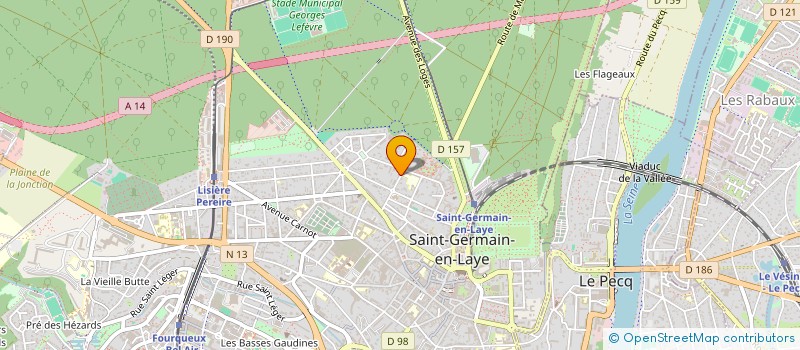 localisation de l'entreprise ROGER DURCA CORPORATION  SAINT-GERMAIN-EN-LAYE