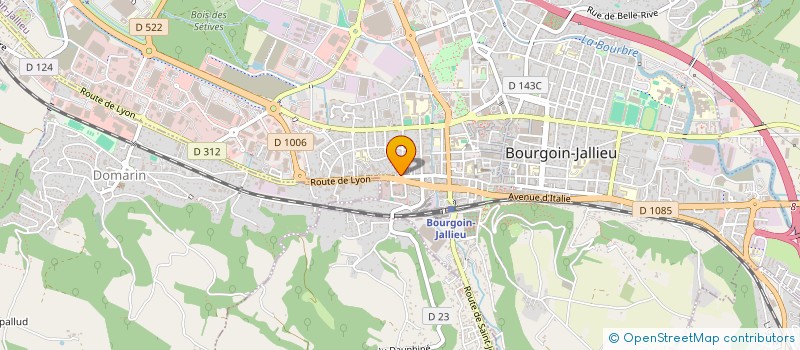 localisation de l'entreprise ROGER ET FILS SARL à BOURGOIN-JALLIEU
