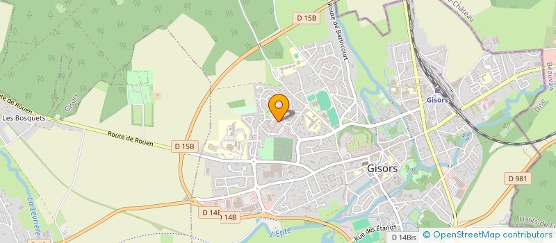 localisation de l'entreprise ROGER EURL à GISORS