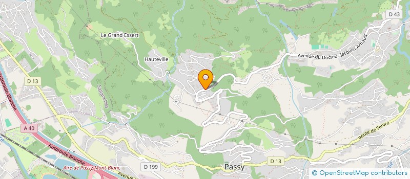 localisation de l'entreprise ROGER GEORGES INGENIERIE  PASSY