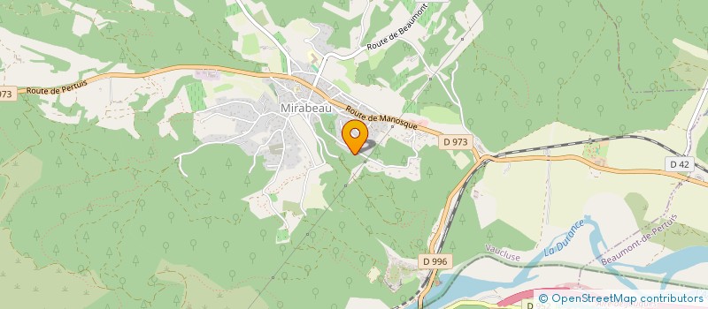 localisation de l'entreprise ROGER GIORGIO SAS  BEAUMONT-DE-PERTUIS