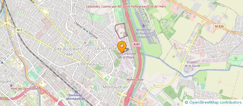 localisation de l'entreprise ROGER LAHOURNERE IMPRIMEUR à TOULOUSE