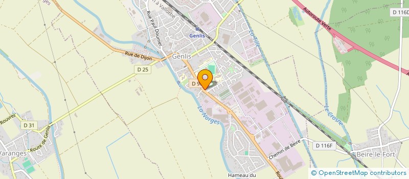 localisation de l'entreprise ROGER LEPETIT  GENLIS