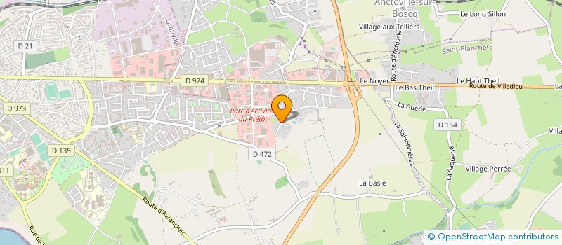 localisation de l'entreprise ROGER MAREE  SAINT-SAUVEUR-LA-POMMERAYE