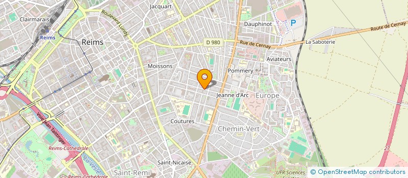 localisation de l'entreprise ROGER PASCAL  REIMS