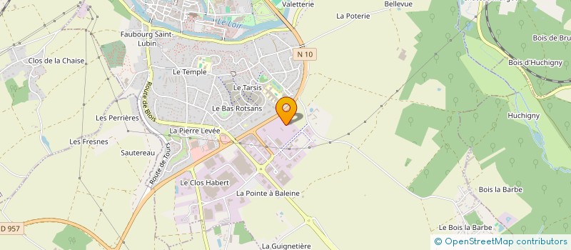 localisation de l'entreprise ROGER PLOMBERIE  VENDOME