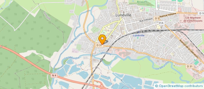 localisation de l'entreprise ROGER'S  LUNEVILLE