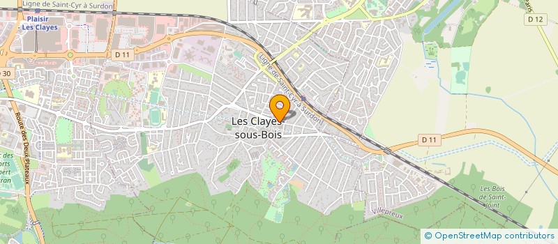 localisation de l'entreprise ROGERE BOULLIAT  LES CLAYES-SOUS-BOIS