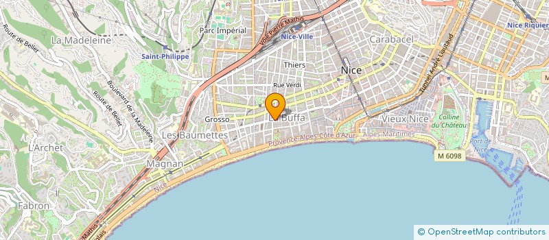 localisation de l'entreprise ROGERIO PENIDO CONSULTING à NICE