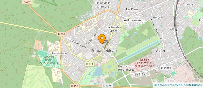 localisation de l'entreprise ROGERS  FONTAINEBLEAU