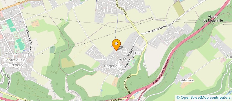 localisation de l'entreprise ROGERVILLE FOOTBALL CLUB  ROGERVILLE